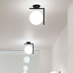 Plafonnier/ Applique IC lights C/W2 noir, Flos