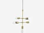 Suspension Piper lounge laiton antique mat, Bolia