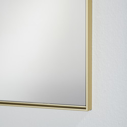 Miroir Lucka frosted gold rectangle, Deknudt