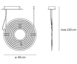 Suspension Copernico 500, Artemide