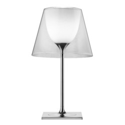 Lampe Ktribe T2 avec abat-jour transparent, Flos