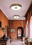 Plafonnier Gaia 60 bronze, Elesi Luce