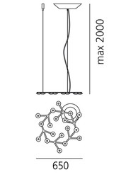 Suspension Led Net Circulaire, Artemide
