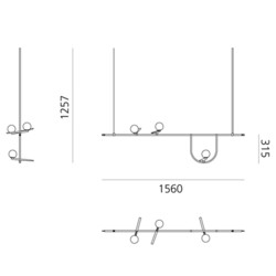 Suspension Yanzi S1, Artemide