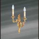 Applique bronze 2 lumires Louis XV, Lucien Gau