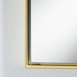 Miroir Lucka frosted gold rectangle, Deknudt