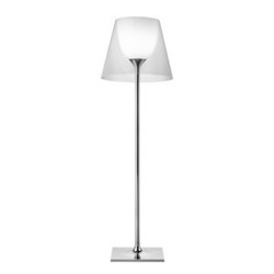 Lampadaire Ktribe F3 abat jour transparent, Flos