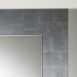 Miroir rectangulaire Basic silver, Deknudt