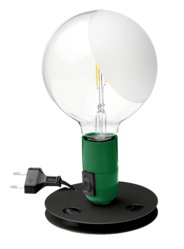 Lampe Lampadina vert, Flos