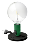 Lampe Lampadina vert, Flos