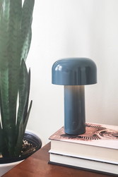 Lampe sans fil Bellhop gris-bleu, Flos