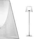 Lampadaire Ktribe F2 diffuseur transparent, Flos